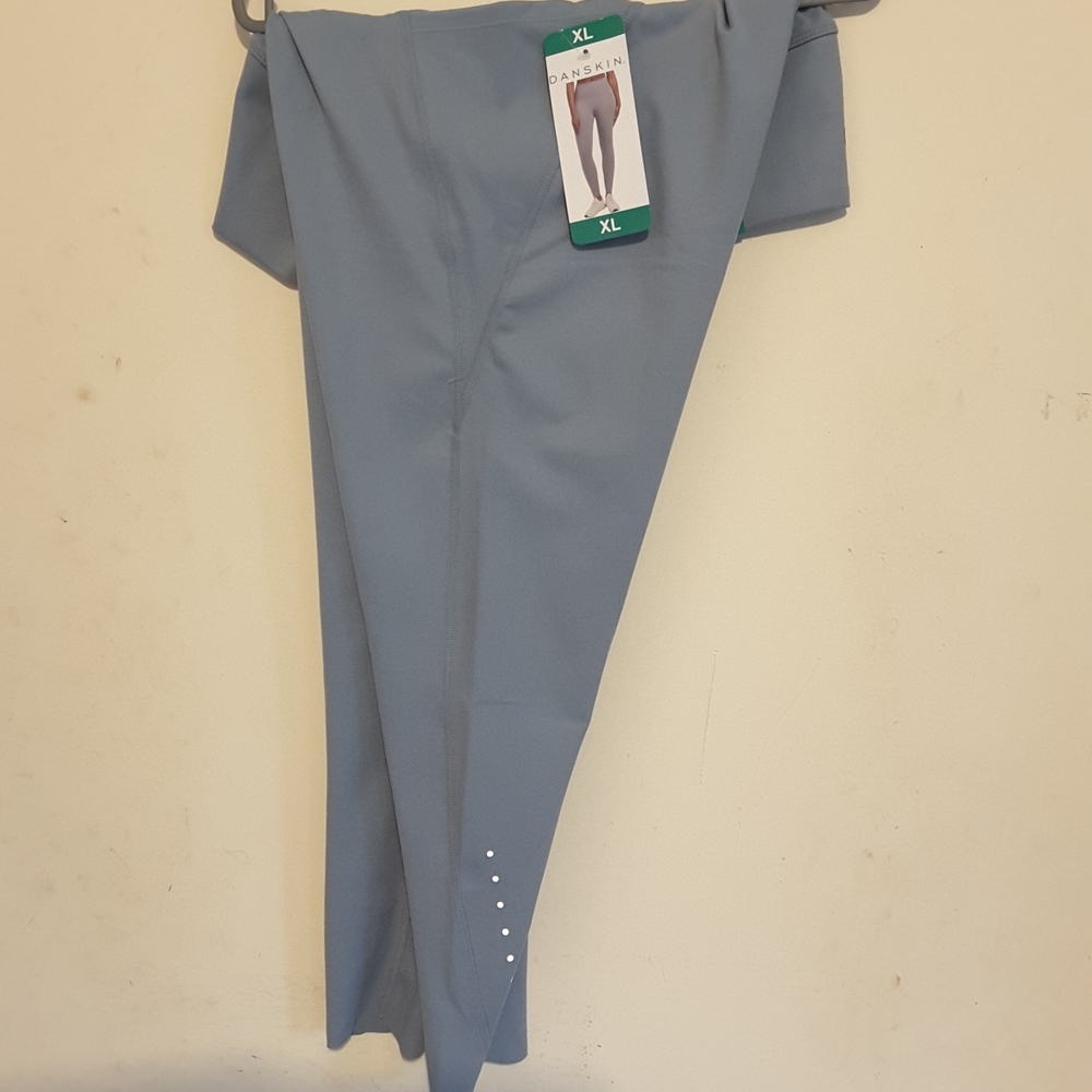 Danskin Blue Leggings with Rhinestone Detail